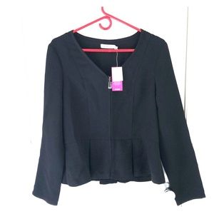 3/$12 Just fab. Light weight peplum style blazer.